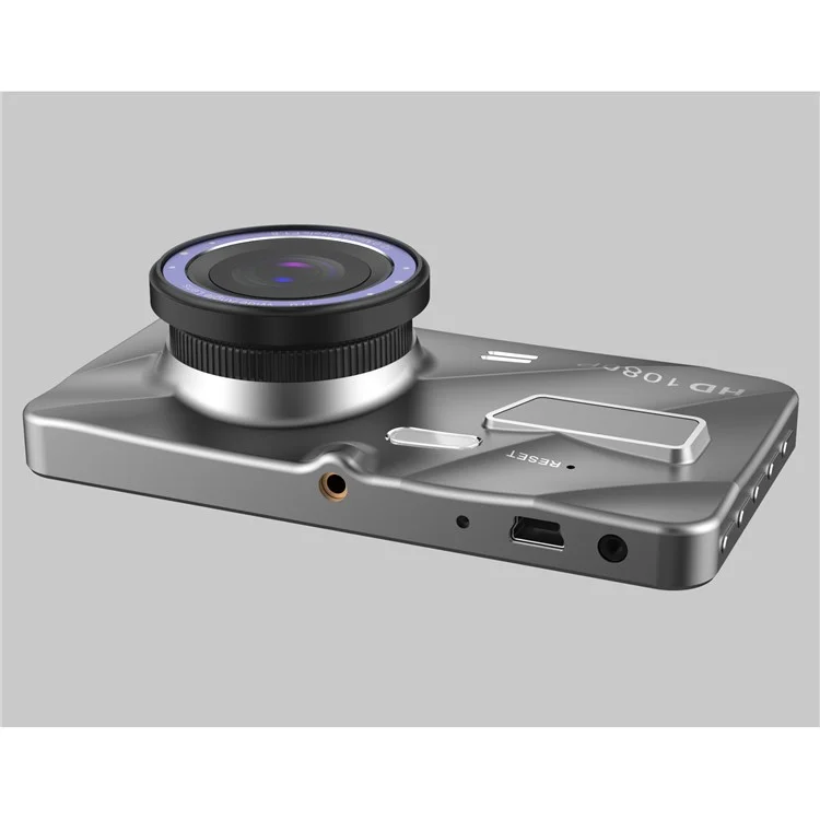 S043 4 Inch Full HD 1080P Super Night Vision Car DVR Dual Cameras 170-Degree View Angle