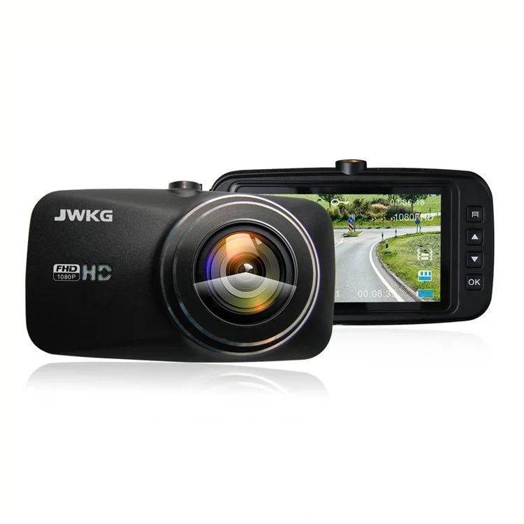 JWKD 2.7-inch HD 1080P Car Camcorder 150° Wide Angle Built-in G-Sensor