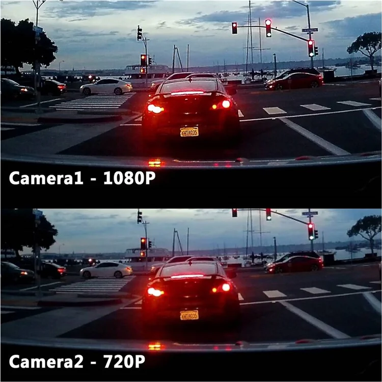 JWKD 2.7-inch HD 1080P Car Camcorder 150° Wide Angle Built-in G-Sensor