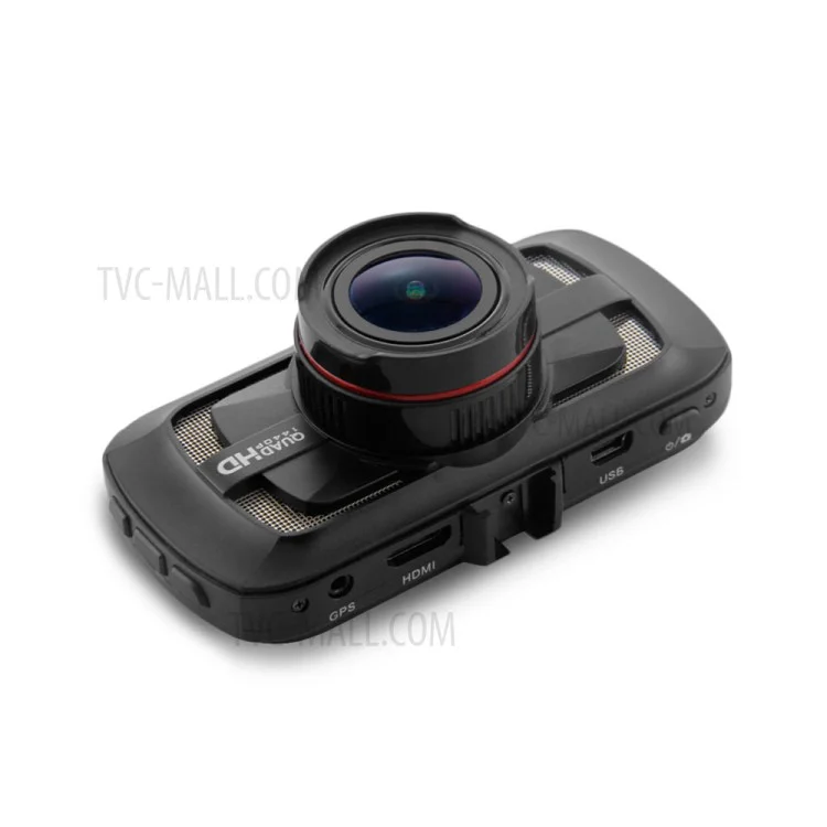DAB205 Ambarella A12 CPU Car DVR 3" 5.0MP 170 Degree H.264 Motion Detection Car Camera No GPS Module - Black