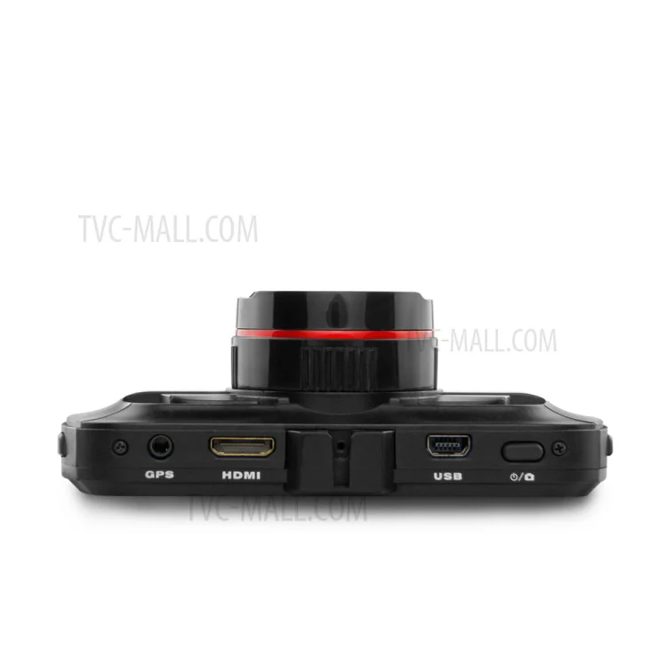 DAB205 Ambarella A12 CPU Car DVR 3" 5.0MP 170 Degree H.264 Motion Detection Car Camera No GPS Module - Black