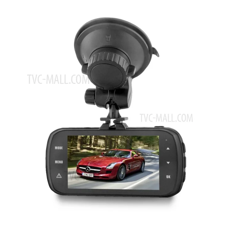 DAB205 Ambarella A12 CPU Car DVR 3" 5.0MP 170 Degree H.264 Motion Detection Car Camera No GPS Module - Black