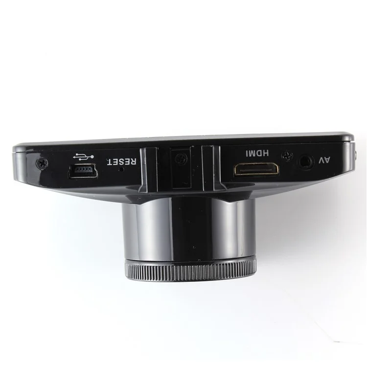 H100 Car DVR 2.7" 1080P Full HD Camcorder with Night Vision 24-Hour Parking Detection - Black