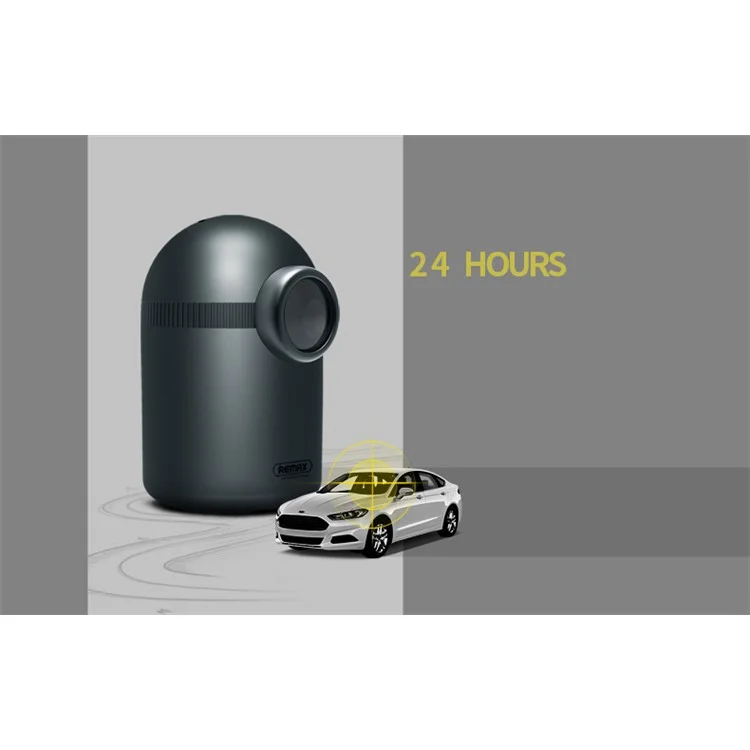 REMAX CX-04 Cutie Car Recorder FHD 1080P 156° Wide Angle Night Vision APP Control Car Dash Cam - Tarnish