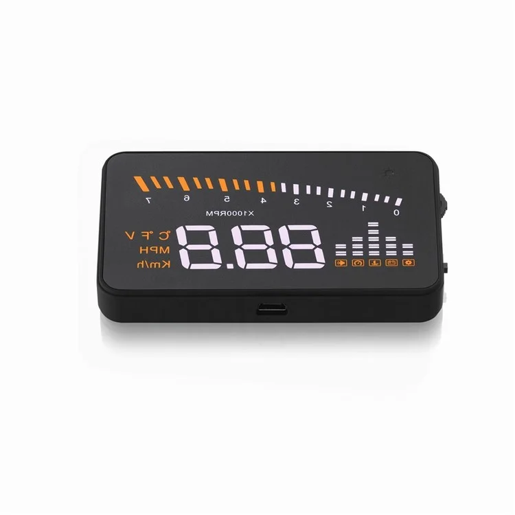 X5 3,0 Polegadas Automáticas OBD II Universal Car HUD Fuel Icon Head Up Tela LED LED Tela