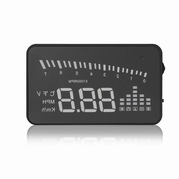 X5 3,0 Polegadas Automáticas OBD II Universal Car HUD Fuel Icon Head Up Tela LED LED Tela