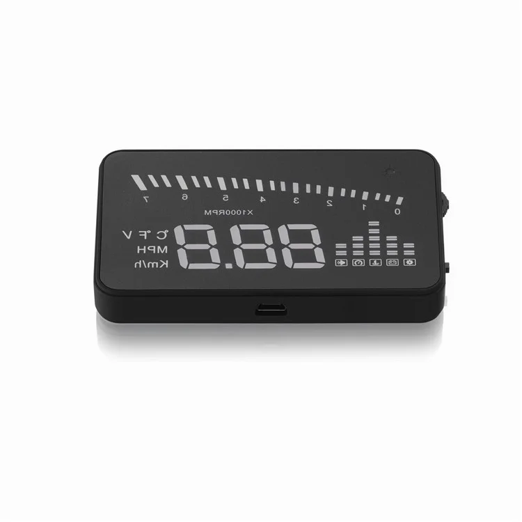 X5 3,0 Polegadas Automáticas OBD II Universal Car HUD Fuel Icon Head Up Tela LED LED Tela