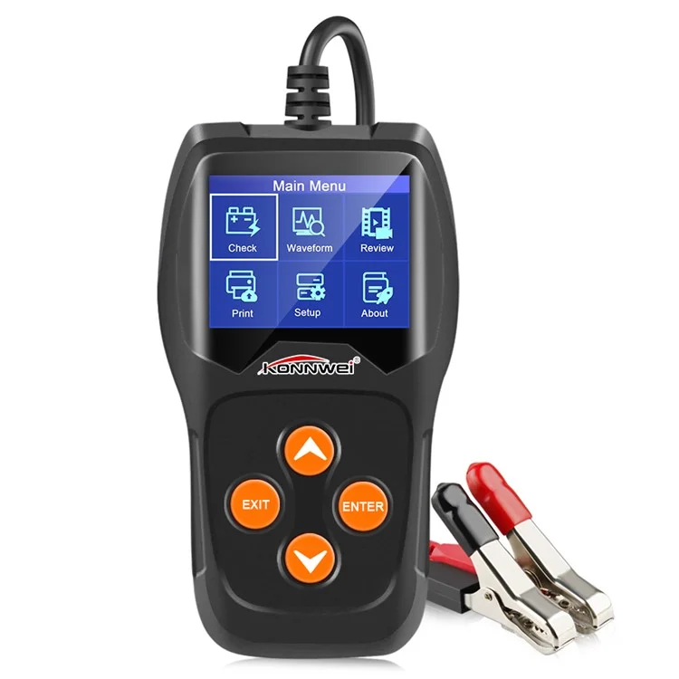 Connwei KW600 12V Тестер Батареи с 100 до 2000 Cca 12 Вольт Батарея Для Автомобильной Батареи Для Быстрого Зарядки Car Cranking Diagnostic