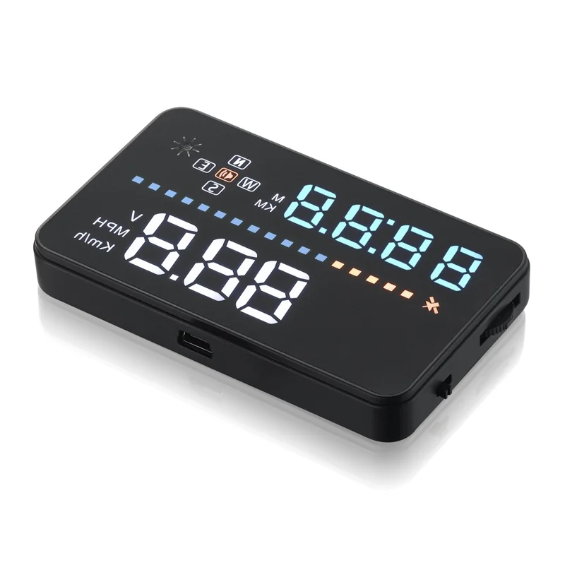 A3 3.5-inch Car HUD Head up Display GPS OBD2 Speed Warning System Fuel Consumption