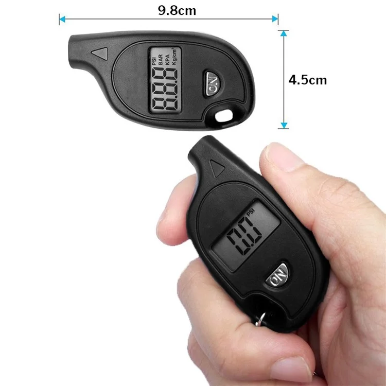 Mini Portable Digital LCD Tire Tyre Wheel Air Pressure Gauge