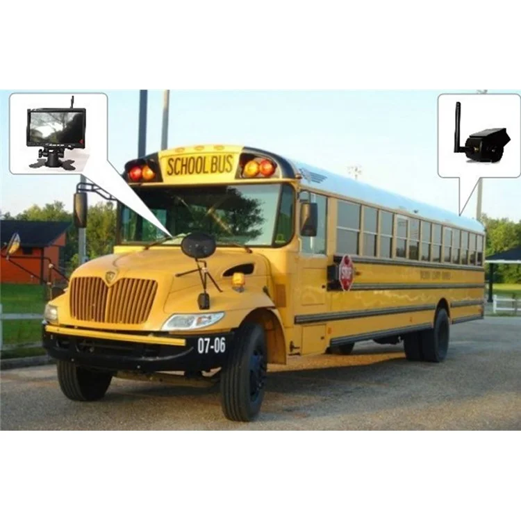 PZ607-2-W 7 Inch HD Display Wireless Backup Rear View Camera Monitor Kit for Truck, RV, Van etc.