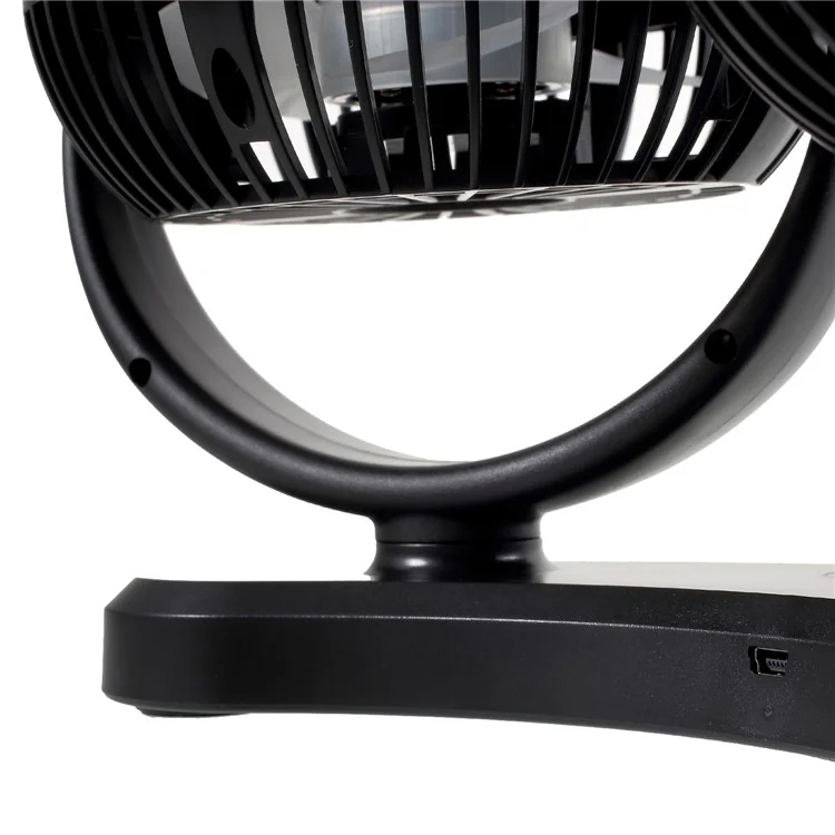 F300 Car Mount Dual Head Fan 360 Degree Rotation 3-Speed Aromatherapy USB Powered Cooling Fan