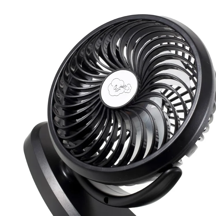 F300 Car Mount Dual Head Fan 360 Degree Rotation 3-Speed Aromatherapy USB Powered Cooling Fan
