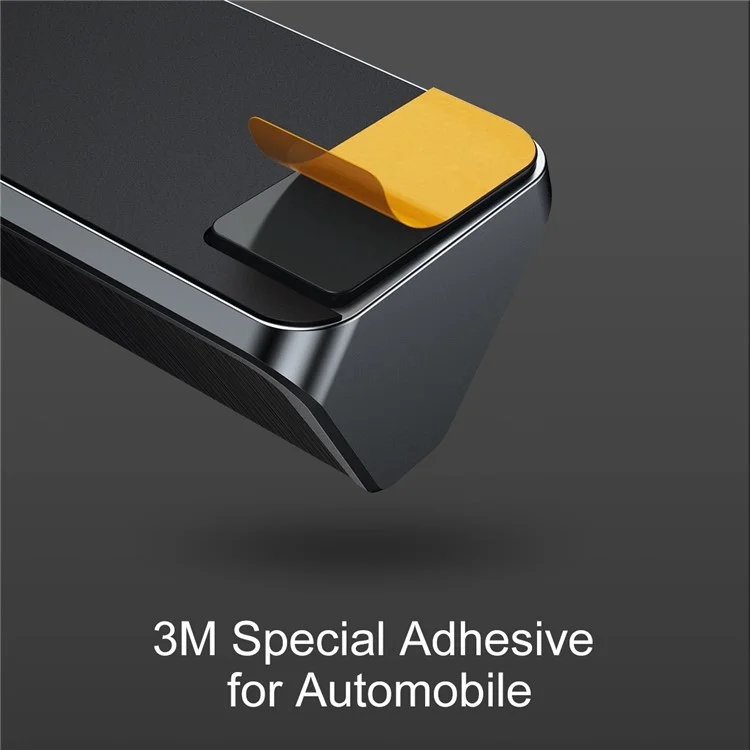 BASEUS Temporary Parking Card Phone Number Card Plate Car Sticker - Dark Grey