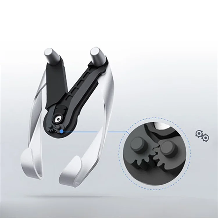 M Shape Car Air Vent Phone Holder Mount for Audi A3/S3(2013-2018) - Silver / Black
