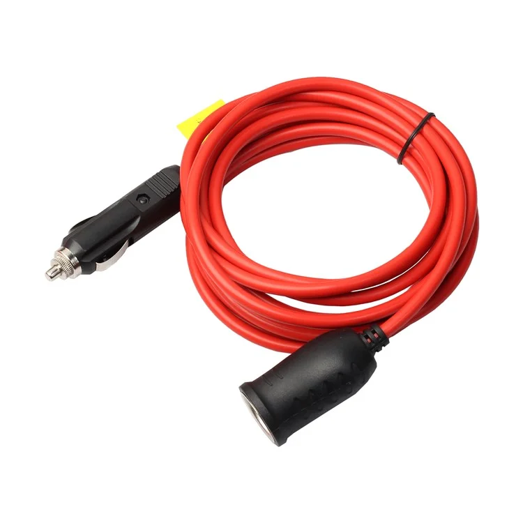 3.6M Herrado Universal 12V / 24V Encendedor Encendedor De Cigarrillos Macho Al Cable De Extensión Femenina Con Zócalo 10A Fusionado