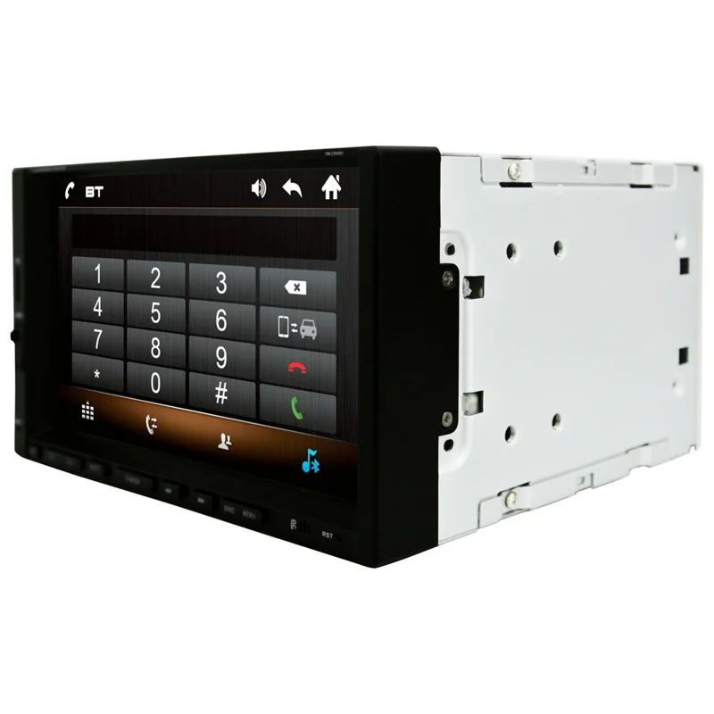 2-DIN 7-Zoll Touchscreen Bluetooth-fähiger Auto-MP5-Player, unterstützt Rückfahrkamera / UKW-Radio