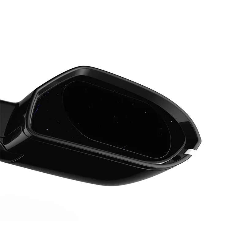 2Pcs/Pack BASEUS Oval Shape Car Rearview Mirror Film Anti-Fog Rainproof Anti-Glare Film - Transparent/Size: 135x95mm