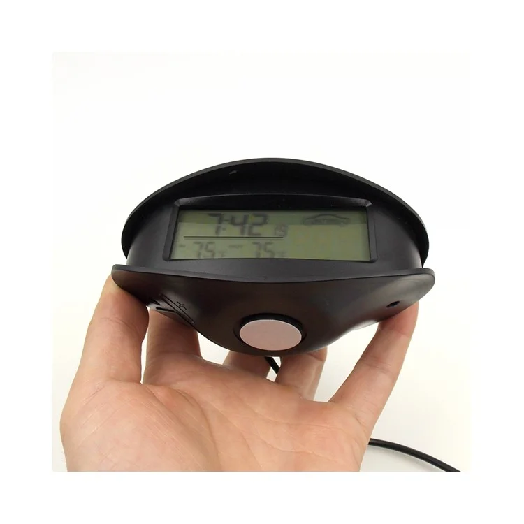 12V / 24V Car Thermometer Voltage Time LCD Display EC98