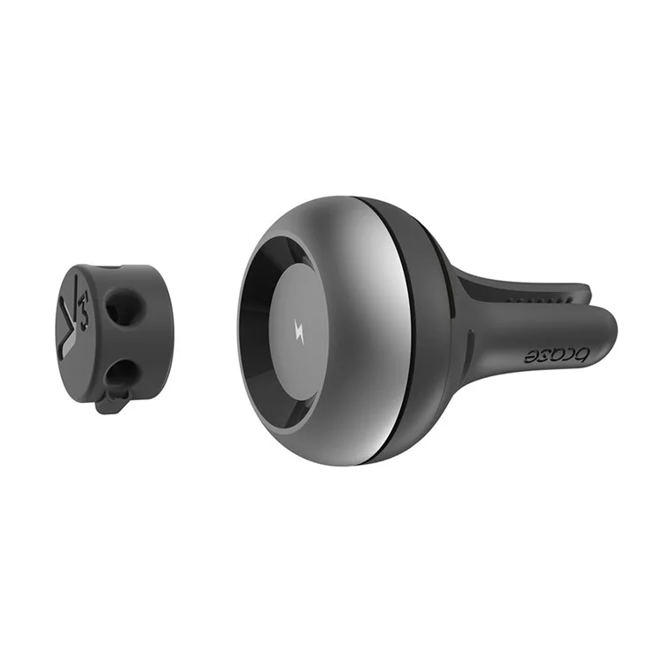 BCASE Tup Car Air Vent Aroma Diffuser with Magnetic Cable Clip Organizer - Dark Grey