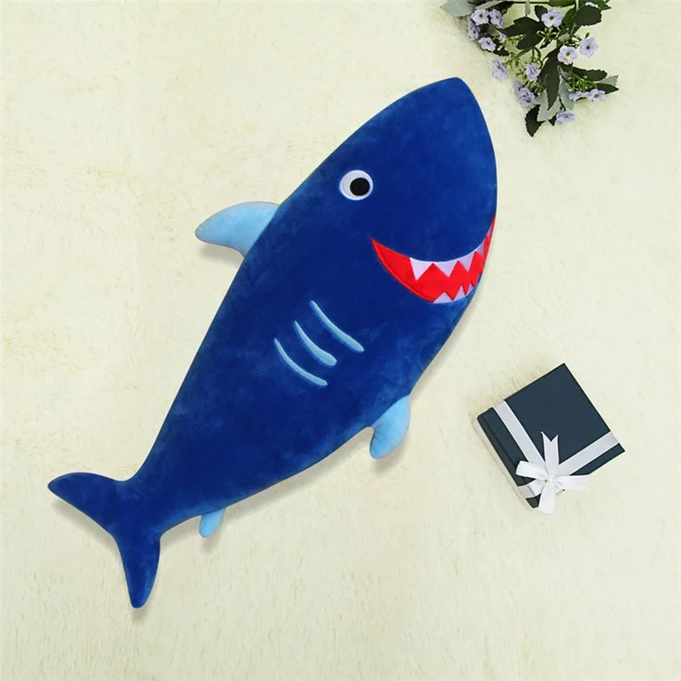 Lovely Automotive Vehicle Car Safety Seatbelt Cover Soft Plush - Shark