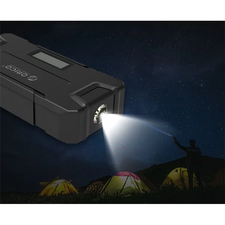 ORICO CS2-BK 12000mAh Car Jump Starter Multi-functional Booster External Mobile / Laptop Battery - Black