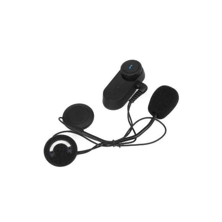 T-COMVB 800m Motorcycle/Ski Helmet Bluetooth Headphone Wireless Earphone Intercom Kit - Black