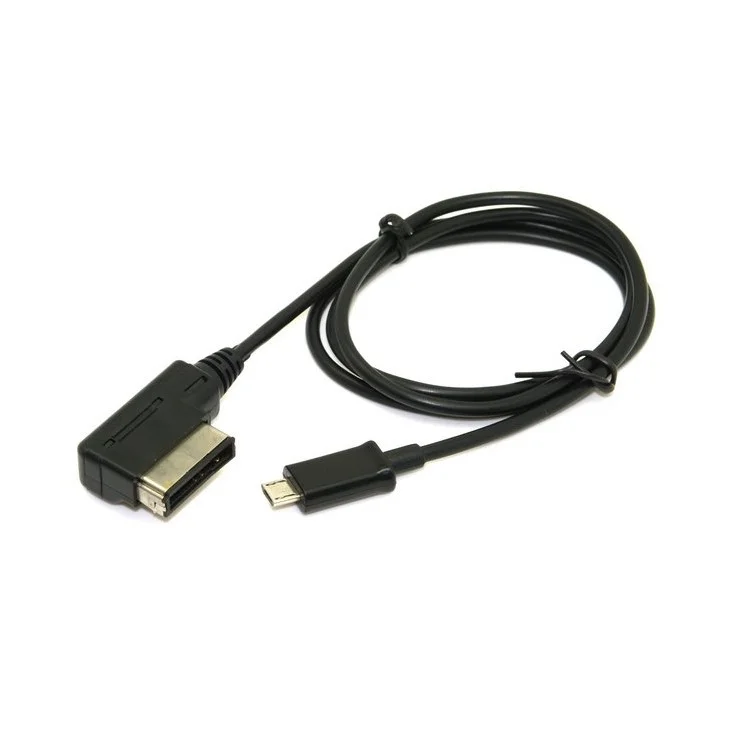 1m Media in AMI MDI Micro USB Charge Adapter Cable for Car VW AUDI 2014 A4 A6 Q5 Q7 & Phones Tablets
