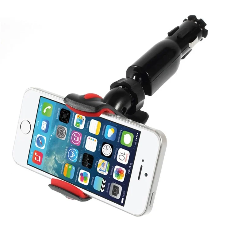 Universal Car Clamp Holder with Car Charger for Samsung HTC Huawei, Width: 35-95mm