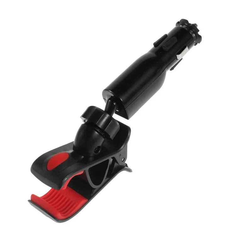 Universal Car Clamp Holder with Car Charger for Samsung HTC Huawei, Width: 35-95mm