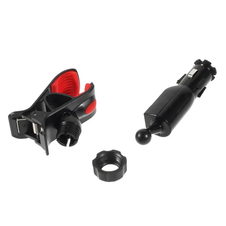Universal Car Clamp Holder with Car Charger for Samsung HTC Huawei, Width: 35-95mm