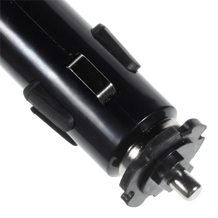 Car Cigarette Lighter Dual USB Charger Mount Holder for Smartphones, Max Clamp Opening: 10cm