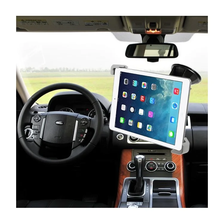 Universal Suction Cup Car Mount Holder for iPad Samsung Etc Tabs, Width: 17.7-27cm