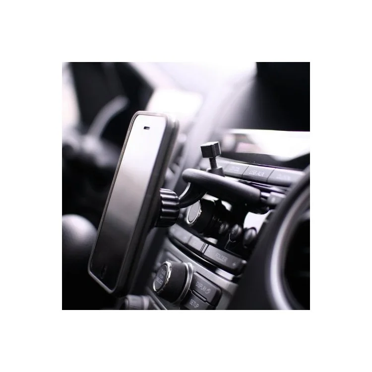 Swivel Ball-head Magnetic Car CD Slot Mount Holder w/ Quick-snap for iPhone 6 5s 5 4s 4