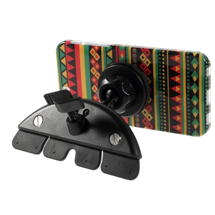 Swivel Ball-head Magnetic Car CD Slot Mount Holder w/ Quick-snap for iPhone 6 5s 5 4s 4