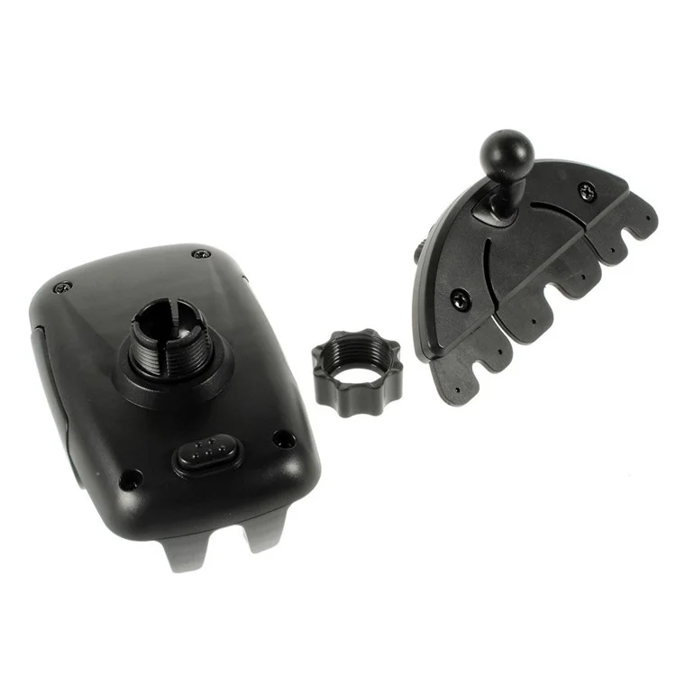 H74C81 360 Degree Rotating Ball Head Car CD Slot Mount Holder for 50-95mm Mobile Phone Tablet