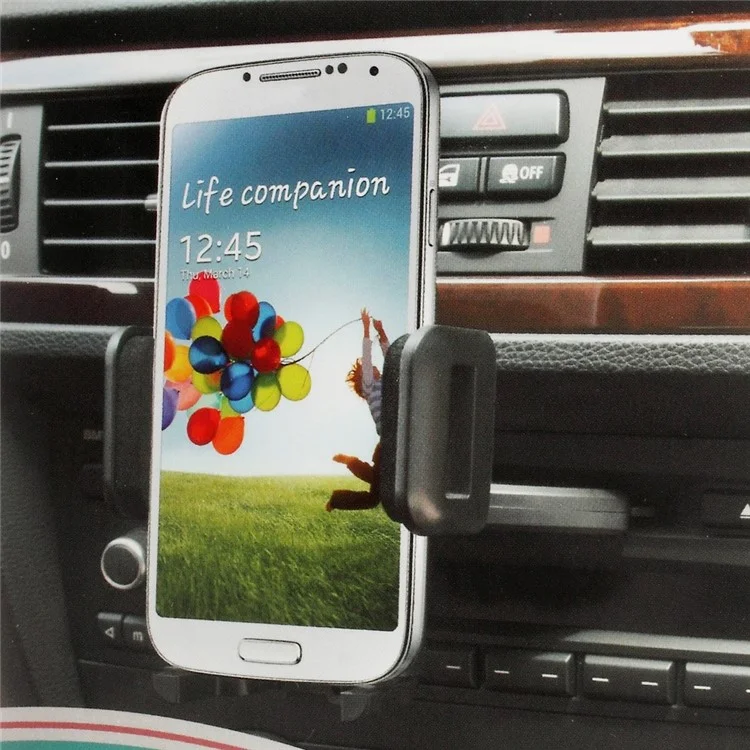 Swivel Ball-head Car CD Slot Mount Holder for iPhone 6 Plus Samsung Galaxy Note 4, Width: 50-95mm