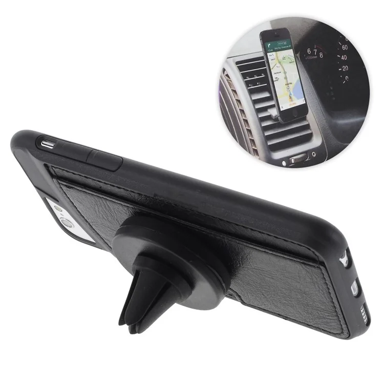 Magnetic Car Air Vent Mount Holder w/ Rotary Cradle for iPhone, Samsung, HTC, LG, Sony - Black