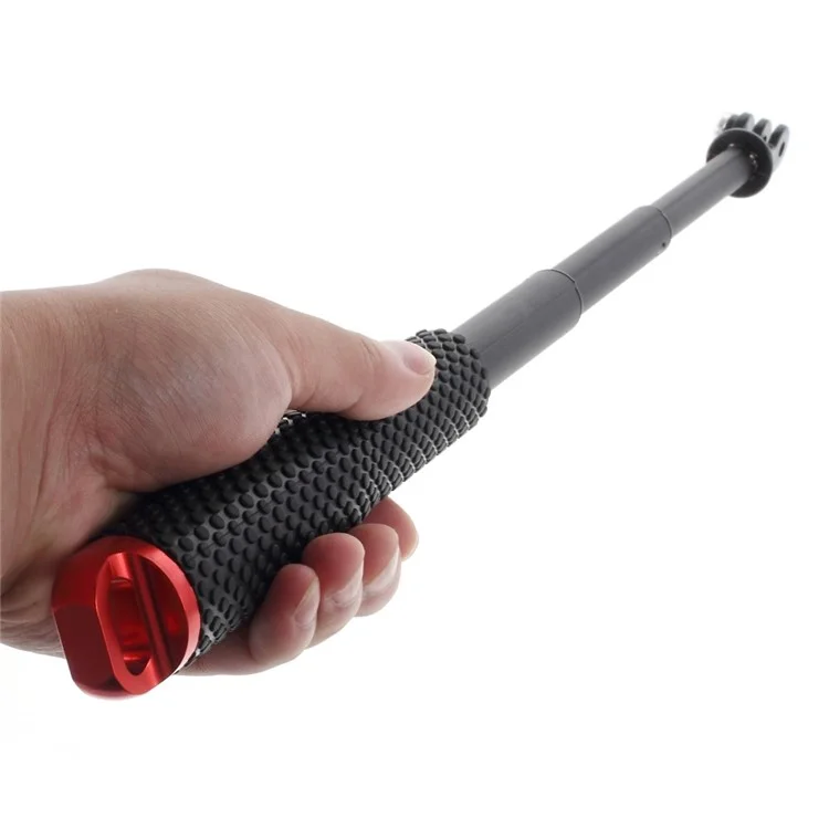 Red Extendable Self-portrait Handheld Monopod with Tripod Adapter for GoPro Hero 4 3+ 3 2 1