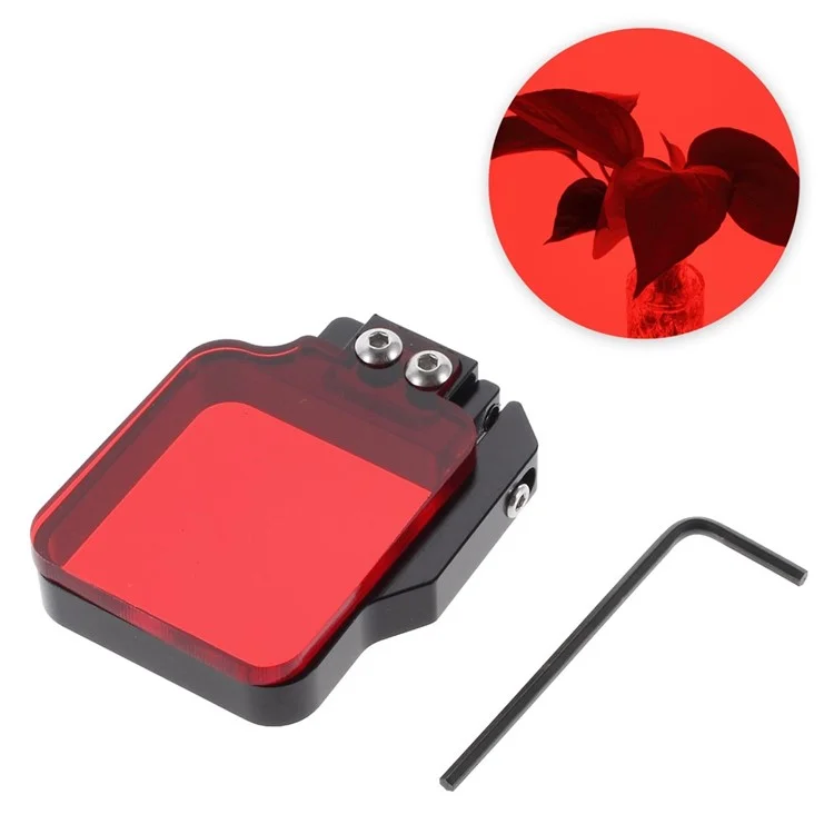 Red Diving Filter Standard Housing Scuba Accessory for GoPro Hero 4 and Hero 3+