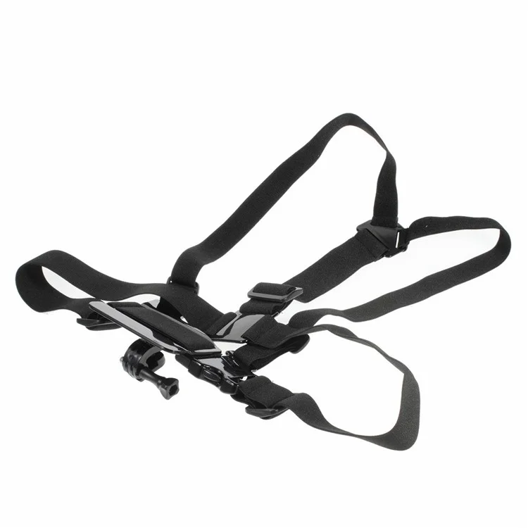 AT-Y03 Detachable Body Chest Strap and J Hook with Screw Lock for GoPro Hero/SJ/XiaoYi Camera