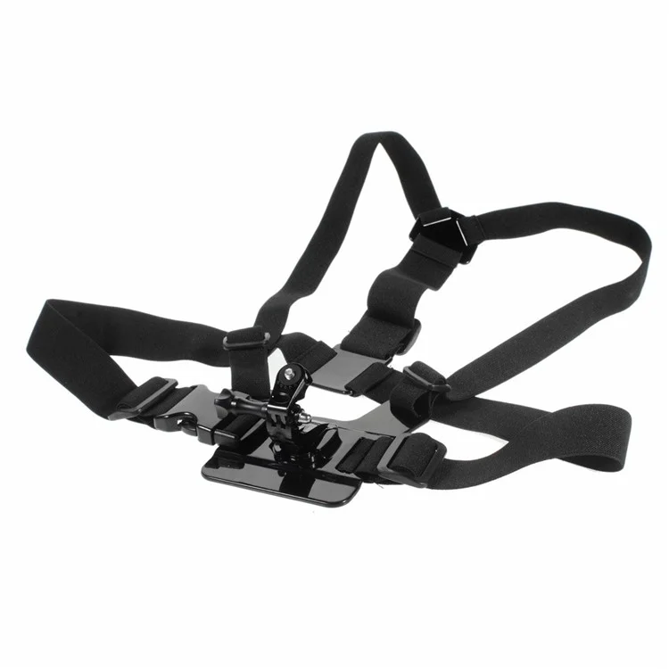 AT-Y03 Detachable Body Chest Strap and J Hook with Screw Lock for GoPro Hero/SJ/XiaoYi Camera