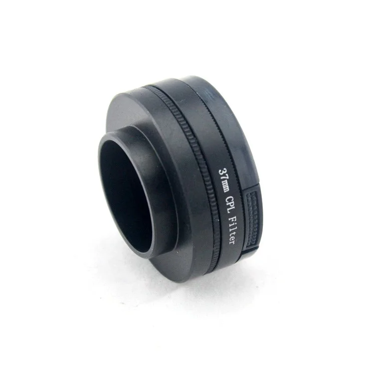 37mm CPL Filter Circular Polarizer Adapter with Lens Cap for Xiaomi Yi Camera
