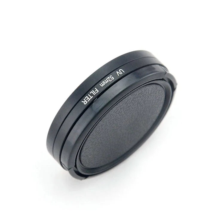 52mm UV Lens Filter + Lens Cover for GoPro Hero 4/3/3+ Camera