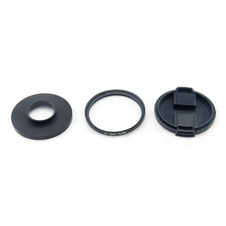 52mm UV Lens Filter + Lens Cover for GoPro Hero 4/3/3+ Camera