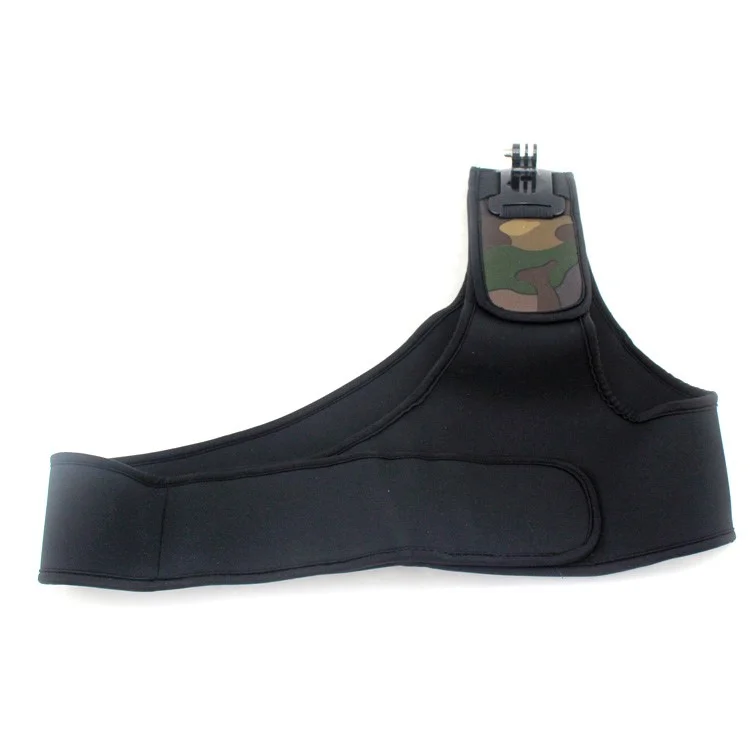Camouflage Single Chest Shoulder Strap Mount for GoPro Hero 4/3+/3/2/1/SJ4000/SJ5000/SJ6000/Xiaomi Yi