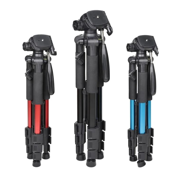 ZOMEI Q111 Professional Aluminium Tripod Stand for DSLR Camera - Blue