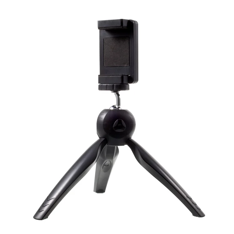 360 Degree Rotary Mini Tripod Stand for Phones Cameras GoPro - Black