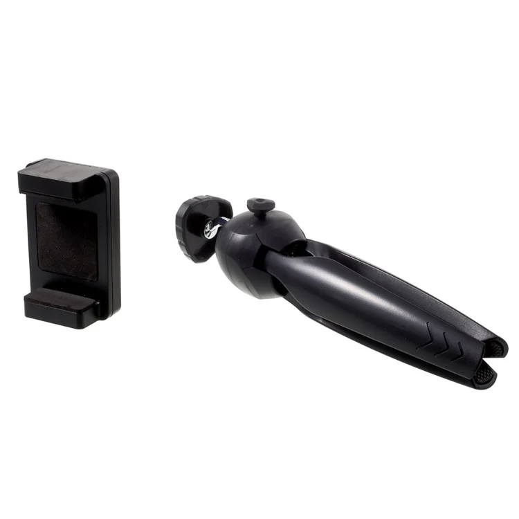 360 Degree Rotary Mini Tripod Stand for Phones Cameras GoPro - Black