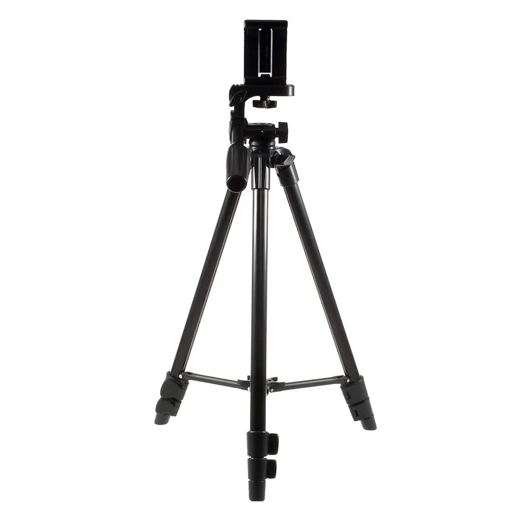Camera & Mobile Phone Extendable Tripod with Universal Smartphone Holder Mount